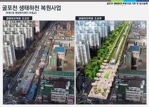 부평구, 굴포천 생태하천 복원사업 밑그림