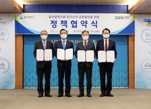 道-울산시, 부동산·주거복지·지역경제 공동발전 정책 협약 체결