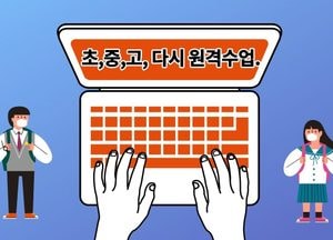 경기·인천지역 유·초·중·고 ‘원격수업 전환’