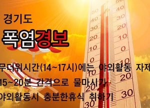14일째 지속되는 폭염 경보에 ‘경기도, 피해 잇따라 발생’