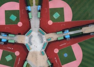 [드론이 본 세상] 야구 유소년들의 메카 ‘화성드림파크 야구장’