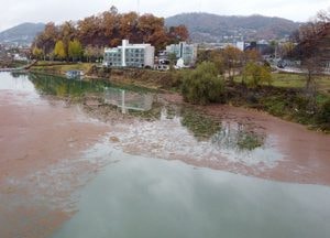 [포토] 낙엽 떨어진 ‘양평 양강섬 샛강 풍경’