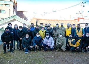 평택시기자단, 사랑의 연탄나눔 봉사 펼쳐