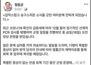 정동균 양평군수 "코로나19 확진…일정취소, 재택 치료 들어가"