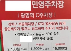 [단독] “KTX 탑승객이 봉이냐, 집값보다 비싼 주차요금”...이용객 분통