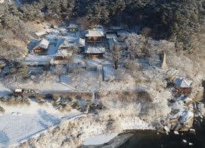 [포토] 기온 뚝...여주 남한강에 ‘첫 상고대’