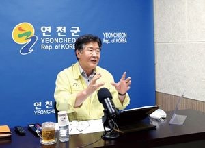 연천군, 국제교류 기지개...김광철 군수, 독일 호프군과 화상회의