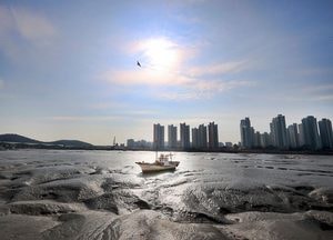 [포토] 탁 트인 바다산책로 감탄...시흥 월곶포구