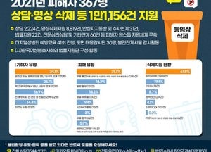 경기도 디지털 성범죄 지원센터, 피해자 367명에 상담·영상 삭제 등 지원