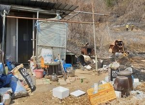 연천서 주민이 쓰레기 태우다가 불티 날려 ‘산불’