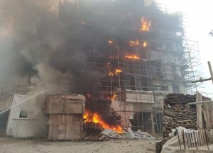 파주 당동리 공사현장서 불...1시간 40분만에 진화