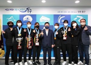 인천 동구청 여성태권도부, 제16회 한국실업태권도연맹회장기 2관왕