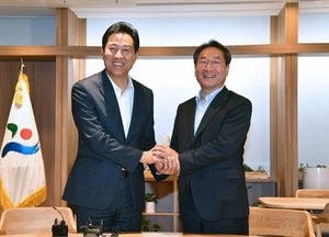 유정복-오세훈 서울시청서 회동···“상생하면 인천·서울 공동 번영 이뤄질 것”