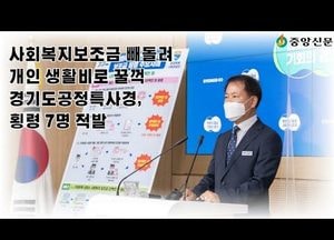 [중앙신문 TV] 경기도특사경, 보조금 빼돌린 복지법인 적발