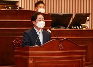 주광덕 남양주시장, 취임 후 첫 시정 연설···7개 분야 시정 운영 방향 설명