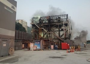고양 GTX-A노선 공사현장서 ‘불’...40대 남성 2도 화상
