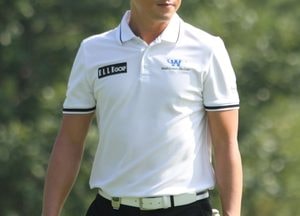 [포토] 김태훈 ‘첫 홀 버디의 여유’
