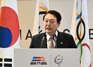 윤대통령, 스포츠 통한 ‘자유·연대 지속돼야’…팬데믹·기후변화 등이 국제사회 위협