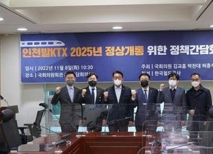 “인천발KTX 2025년 정상 개통 차질” 5편성 투입 계획…2편성 부족