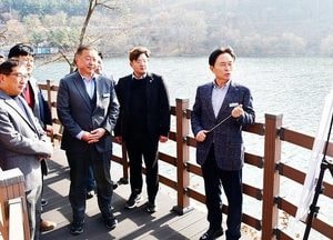 파주시 ‘마장호수 순환형 산책로’ 완료…‘경관 수려’해 4계절 내내 관광객 북적