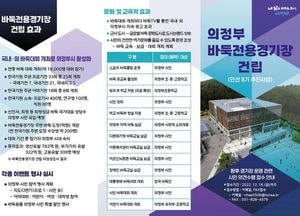 의정부시, 바둑전용경기장 건립...시민 의견 듣는다