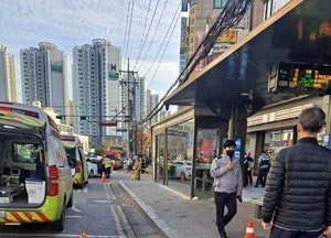 광명시 사회복무요원이 몰던 승합차, 버스정류소 덮쳐...6명 부상