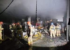 광주 곤지암 창고서 불, 인명피해 없어