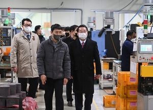 유정복 인천시장, 일자리 창출 최우수 기업  찾아 현장 소통