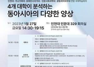 인천대, 한·중·일·베트남 대학들과 연합국제학술회의 개최