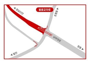 상습정체 구간, 오산 ‘벌음교차로’ 임시 개통