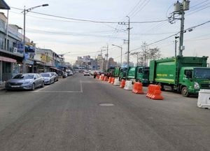 평택시, 통복재래시장 ‘배출수거시간제’ 도입...하루 2회 청소차량에 직접 배출