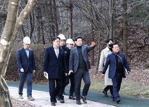 이상일 용인시장, 구갈레스피아 개량사업 공사 현장 점검