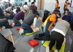 경기도소방, 경기도청 공무원 대상 심폐소생술 교육 가져