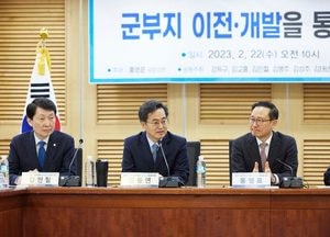김동연 “국고 지원 없는 군부대 이전 부지 활용해야”...군부지 이전·개발 관련 정책토론