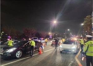 경기북부경찰, 어젯밤 음주단속 10명 적발