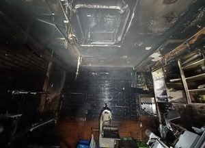 부천 상동 상가에 불, 인명피해 없어