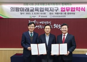 의왕시, 미래교육협력지구 업무협약·부속합의 체결