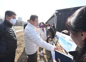 이현재 하남시장 “미사호수공원, 석촌호수처럼 랜드마크로 조성”