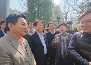 원희룡 국토부장관, 고양 일산신도시 현장 점검...주민 목소리 경청