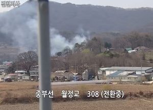 안성 산불…30분만에 주불 진화