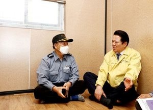 안양시, 노동자 ‘지상화 휴게시설’ 확충...최대호 시장 현장 점검 나서