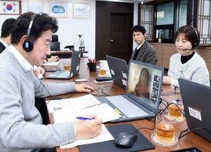 김동근 시장, 미국 애리조나주 메사시와 ‘화상회의’ 가져...미래지향적 교류 협력 방안 등 논의