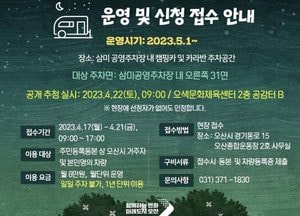 이권재 시장 ‘이용객 없어 위기’인 공영주차장...캠핑카로 돌파구 마련