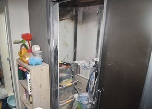 광주 퇴촌면 주택에 불, 옷장에 켜놓은 향초 원인 추정