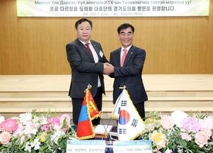 염종현 경기도의장, 몽골 다르항올 도의회 대표단 접견...우호협력 체결 10주년 기념