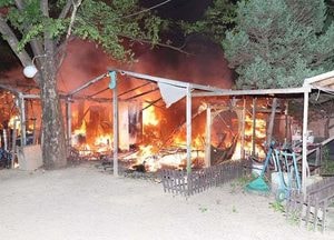 고양 덕양구 ‘캠핑장 컨셉’ 야외 음식점서 불, 인명피해 없어