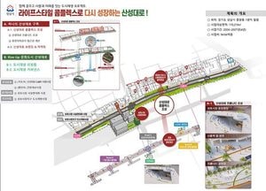 성남시, 산성대로 ‘라이프스타일 콤플렉스’로 재탄생...100억 투입 도시재생사업 추진