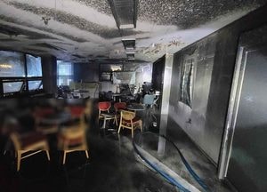 군포 산본동 빌딩서 불...4200만원 재산피해