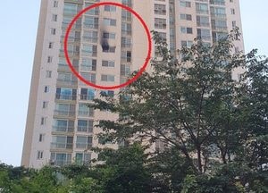 안산 사동 아파트 14층서 불, 인명피해 없어