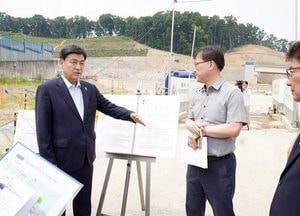 방세환 광주시장, 세종-포천고속도로 오포나들목 공사현장 점검